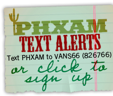 Get text alerts!